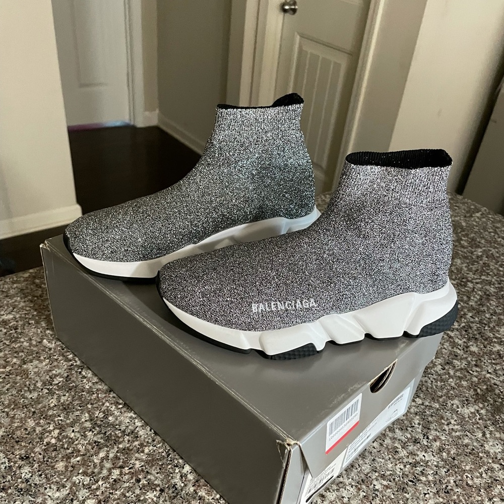 COPY - 100%Authentic Balenciaga speed Trainer Cristal